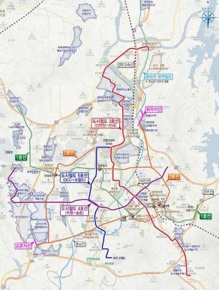 ‘제1차 대전광역시 도시철도망 구축계획’ 최종 승인·고시 post image