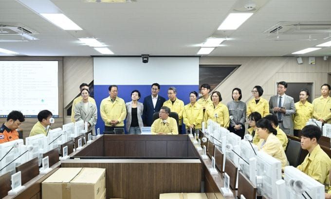 세종시의회 안신일 의장, 세종시 재난안전대책본부 긴급 방문 post image
