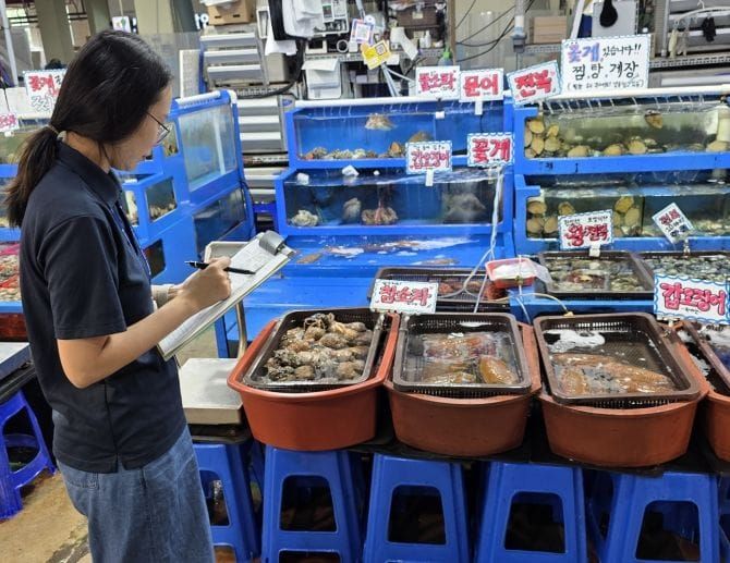 대전시, 유통 수산물 203건 검사 결과 모두 적합 post image