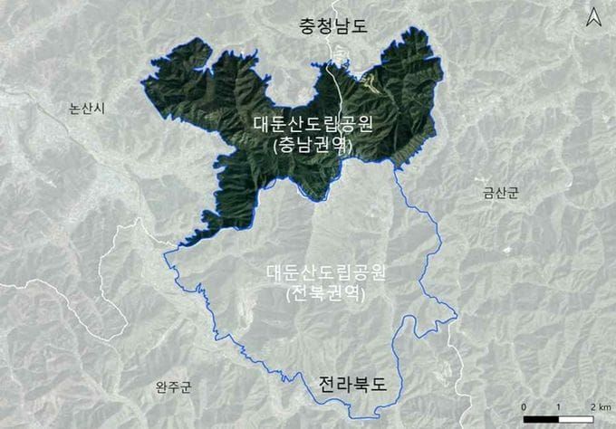 충남 대둔산, 멸종위기종 등 1648종 서식 확인 post image