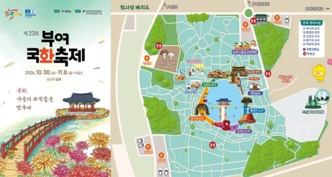 부여군 가을빛으로 물든 궁남지, 국화 향기 속으로! post image