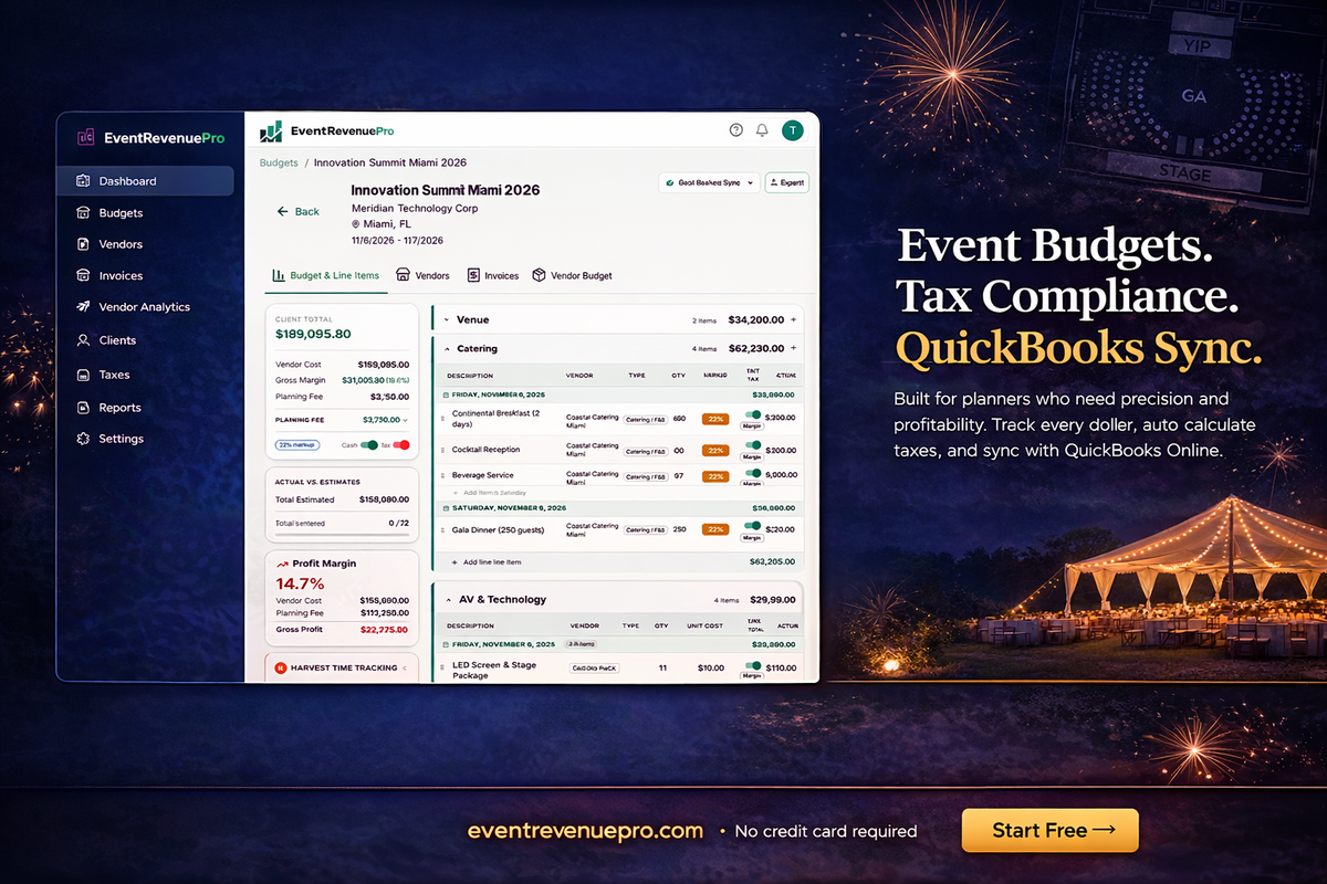 What a Financial System Built for Event Planners Actually Looks Like