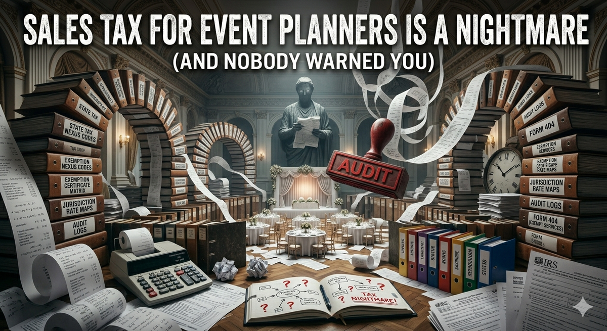Sales Tax for Event Planners Is a Nightmare (And Nobody Warned You)