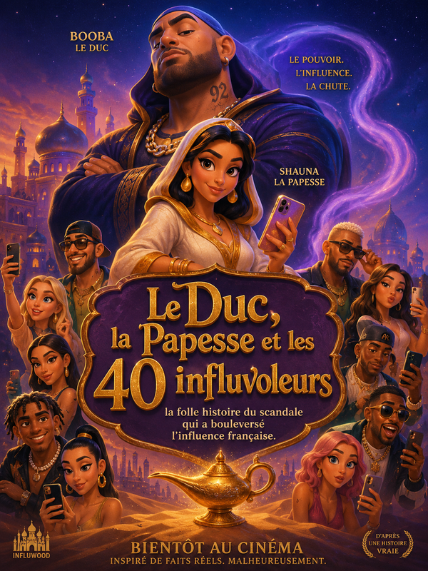Le Duc, la Papesse et les 40 influvoleurs: la folle histoire du scandale qui a bouleversé l'influence française.