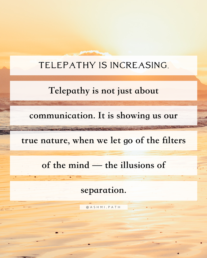 Telepathy is Increasing, and What this Means for the World