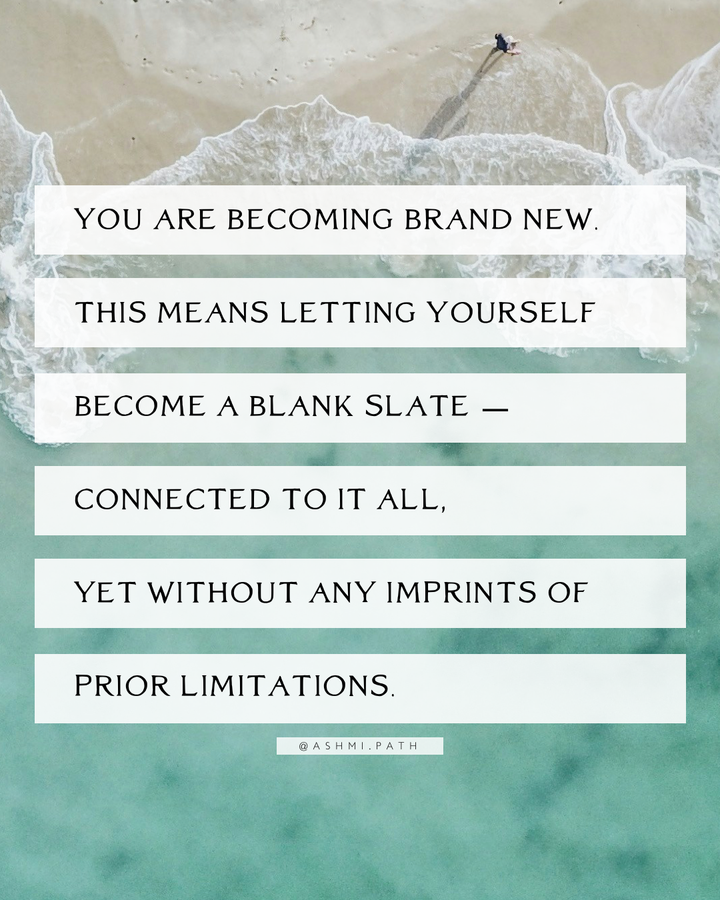 Becoming a Blank Slate / Next Ceremony is in <22 Hours!
