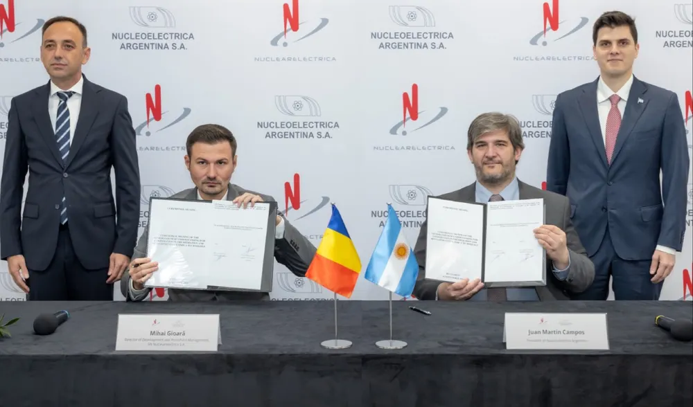 Nucleoeléctrica Argentina formaliza un acuerdo con Rumania para exportar servicios de extensión de vida a la central de Cernavodă