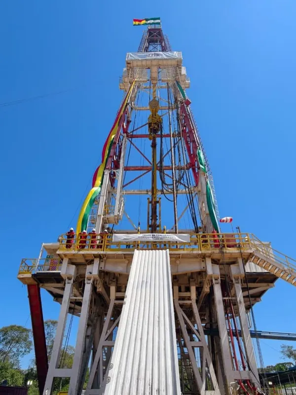 Bolivia invierte US$ 6,4 millones en el pozo Junín-9D para reactivar la exploración gasífera y aliviar la crisis de subsidios