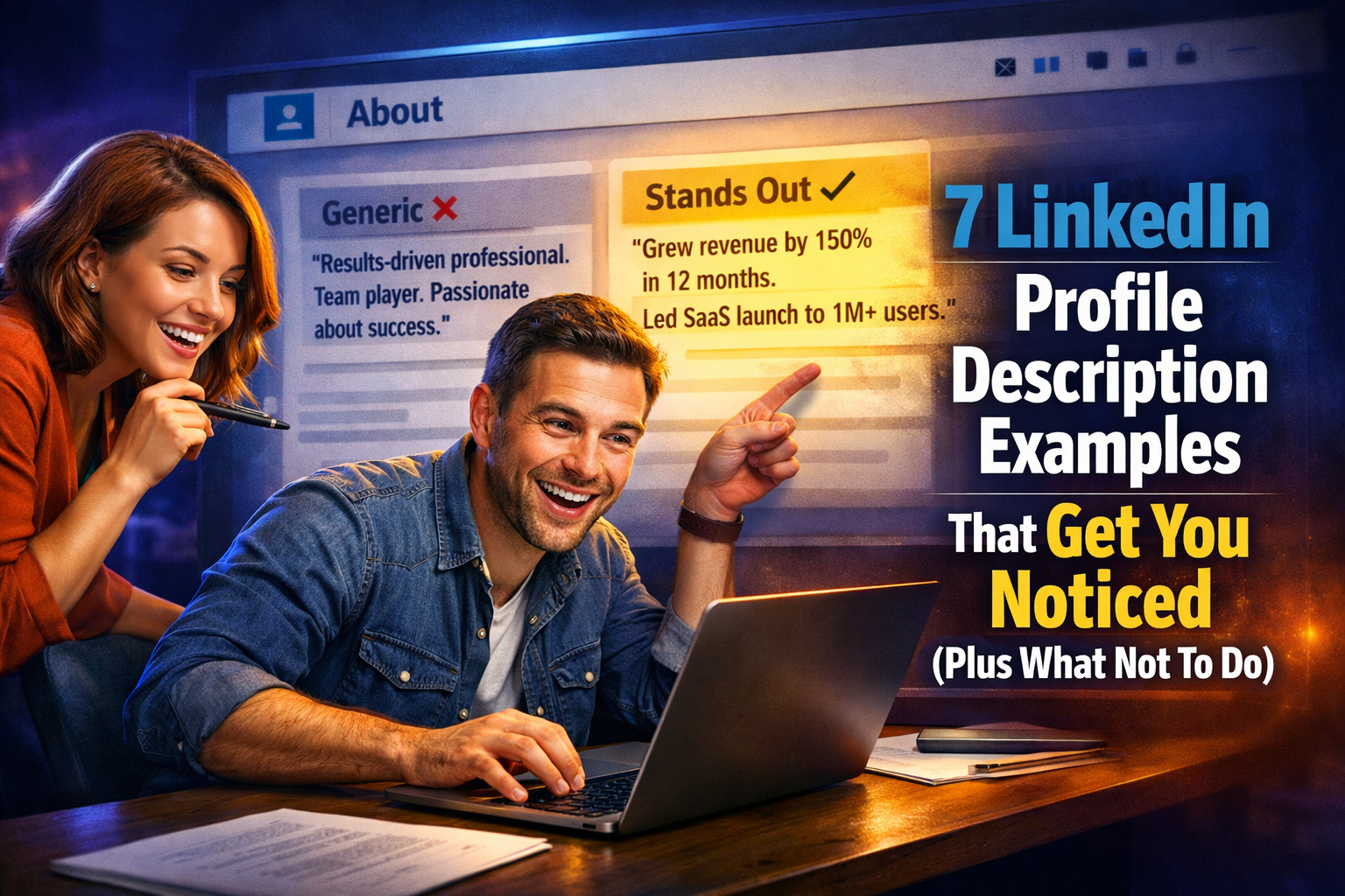 7 LinkedIn Profile Description Examples That Get You Noticed (Plus What Not To Do)
