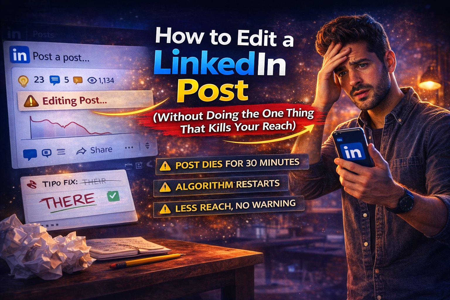 How to Edit a LinkedIn Post Without Killing Your Reach