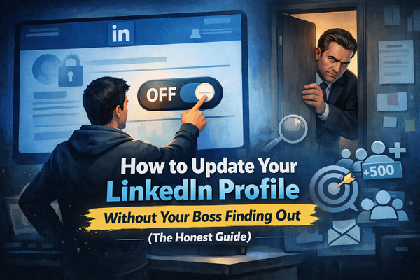 How to Update Your LinkedIn Profile Without Your Boss Finding Out (The Honest Guide)