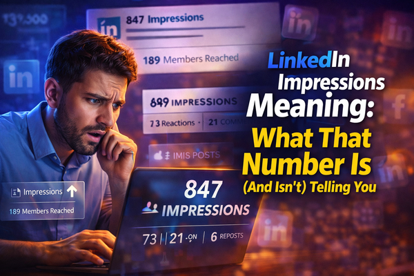 LinkedIn Post Impressions Meaning: What That Number Is (And Isn't) Telling You