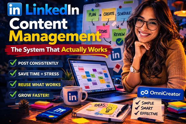 LinkedIn Content Management (Without the 47-Tab Notion Dashboard Nobody Uses)