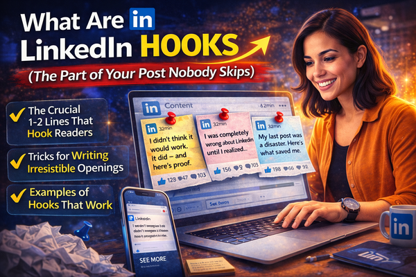 What Are LinkedIn Hooks (The Part of Your Post Nobody Skips)