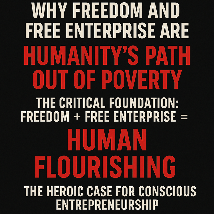 Why Freedom and Free Enterprise Are Humanity's Path Out of Poverty: The Heroic Case for Conscious Entrepreneurship