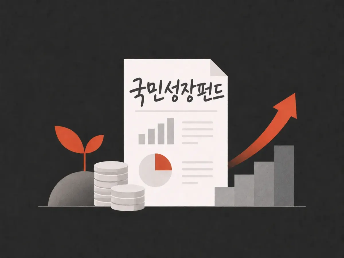 5월 22일 출시 국민성장펀드와 정부 손실 20% 보전 구조를 설명하는 투자 썸네일