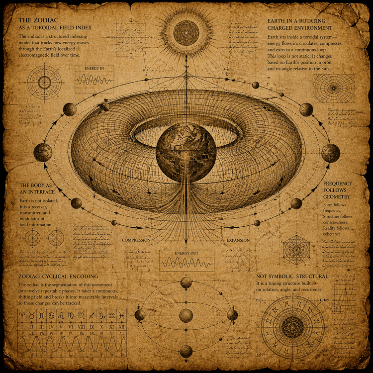 The Truth Hidden Behind Zodiacs: The 13-Gate Electromagnetic System