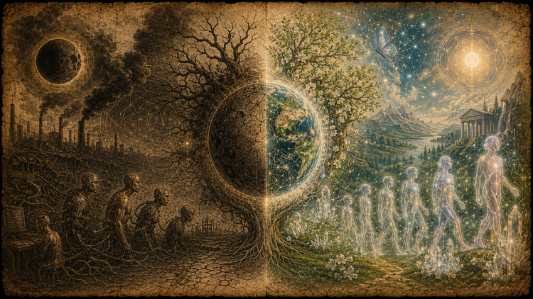 The Great Divide: Physics of Bifurcation and Human Crystallization