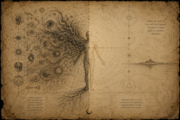 From Perception to Embodiment: Why Clairvoyance, Clairsentience, and Energetic Sensitivity Often Become Quieter as the Nervous System Learns to Hold the Frequency