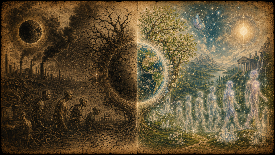 The Great Divide: Physics of Bifurcation and Human Crystallization