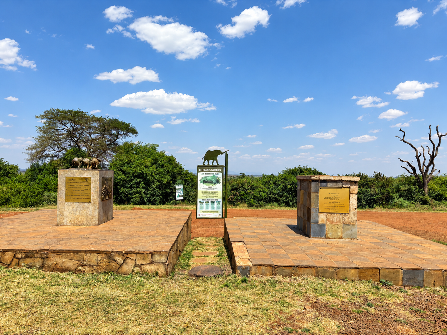 The Ivory Burning Site, where Presidents Moi (1989) and Kenyatta (2016) made history in Kenya’s fight against the Ivory trade.