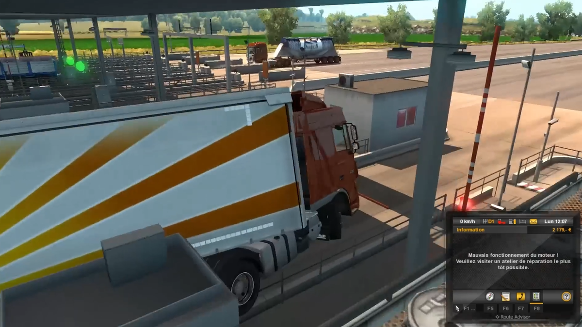 Euro Truck Simulator 2 (DLC Vive la France) : Défi "Conduire un 38 Tonnes Sans Freins" !