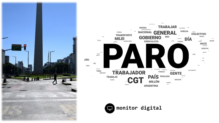 Al final, el paro nacional tuvo menos impacto digital