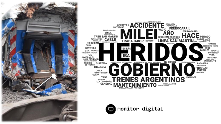 Choque de trenes: debate en redes entre el "robo" de cables y la "culpa" del gobierno