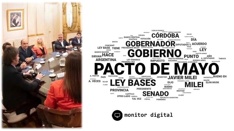 Se diluye en las redes el sentimiento positivo sobre el "Pacto de Mayo"