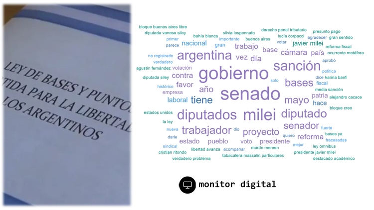Mejora el clima en redes sobre la "Ley Bases", en el inicio del debate en el Senado