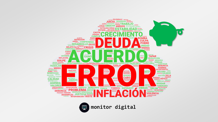 La inflación, la deuda y del dólar golpean la charla económica de las redes