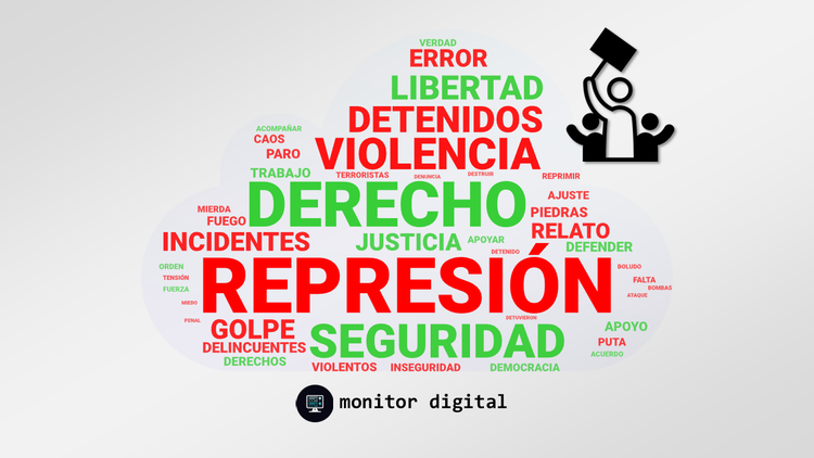 La protesta social irrumpe en las redes al ritmo del reclamo opositor contra Milei