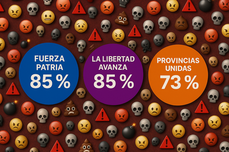 Elecciones en las redes: Crece el cansancio político y domina la negatividad