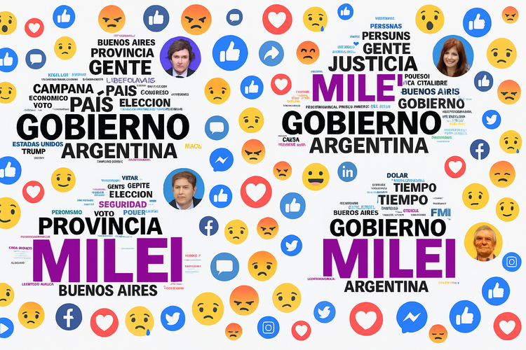 Pese a las tensiones políticas y económicas, Milei conserva el liderazgo en redes
