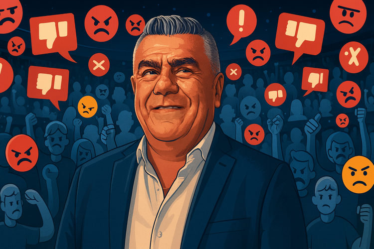 El escarnio de las redes (y no de los medios) contra "Chiqui" Tapia