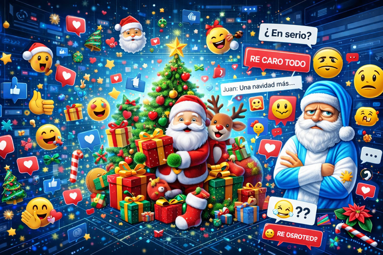 La Navidad en las redes, con clima mundial festivo (y el toque argentino de siempre)