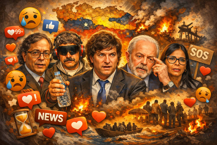 La caída de Maduro redefine la influencia digital de los presidente de la región