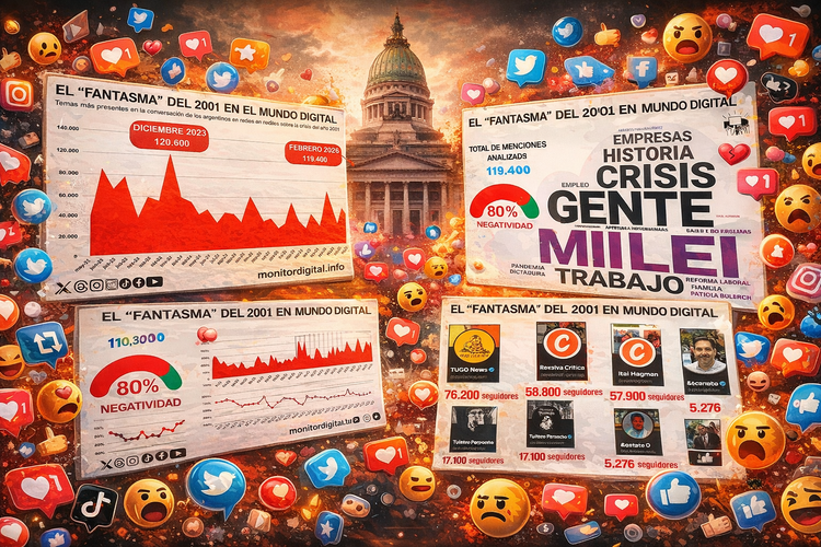 Aquí están, estos son los "agitadores" del 2001 contra Milei