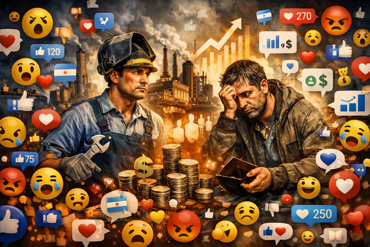 La economía no repunta en el humor de las redes