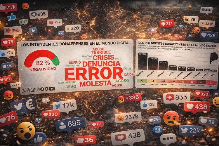 La conversación sobre los intendentes bonaerenses se hunde en el barro digital