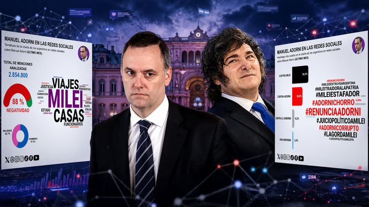 Adorni daña más a Milei que a sí mismo