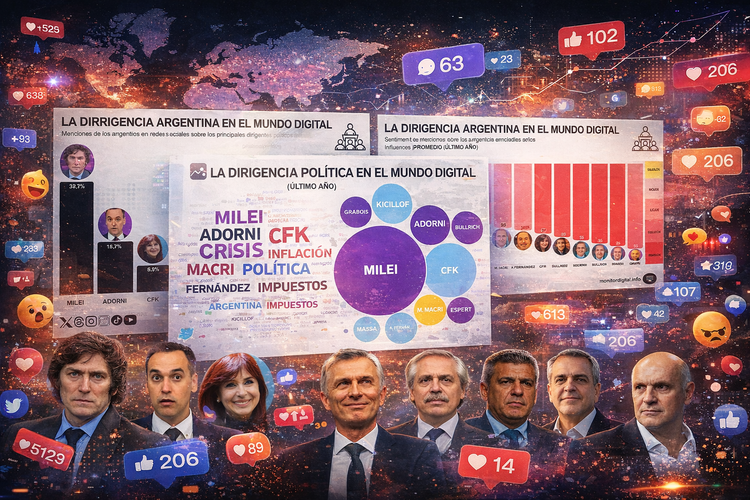 Milei, lidera; Adorni sobreexpuesto; Kicillof, bajo fuego
