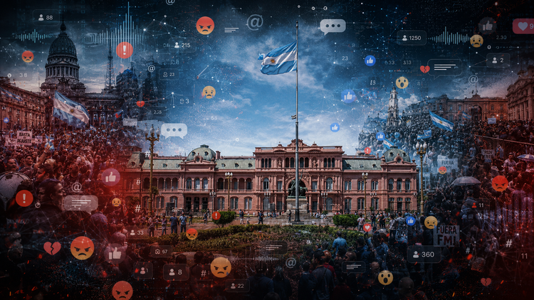 La protesta social tensa el debate de las redes