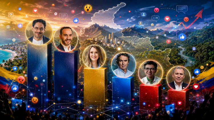 Elecciones en Colombia: Cepeda dominó la conversación, De la Espriella encendió el interés digital