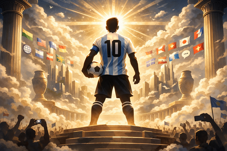 Messi, en el Olimpo de las redes del mundo