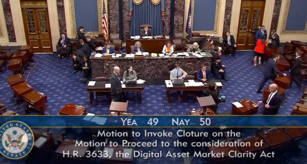 Clarity Act Fails in Senate post image
