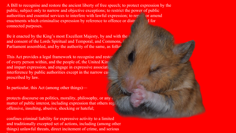 4Chan Lawyers Introduce British First Amendment post image