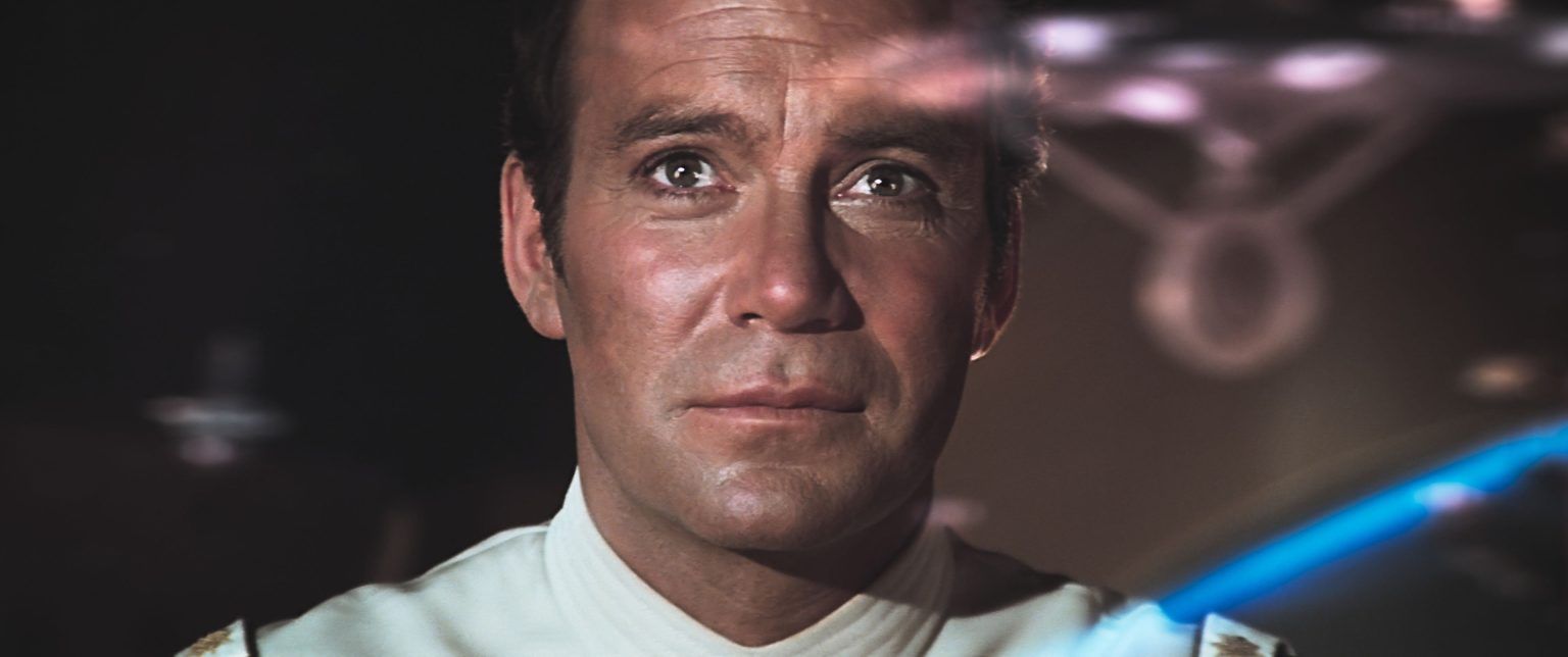 William Shatner's Admiral Kirk re-encounters an old love in STAR TREK: THE MOTION PICTURE.