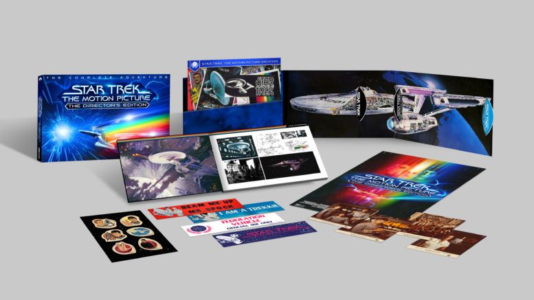 An exploded view of the new 4K special edition of STAR TREK: THE MOTION PICTURE, with all the stuff listed below.