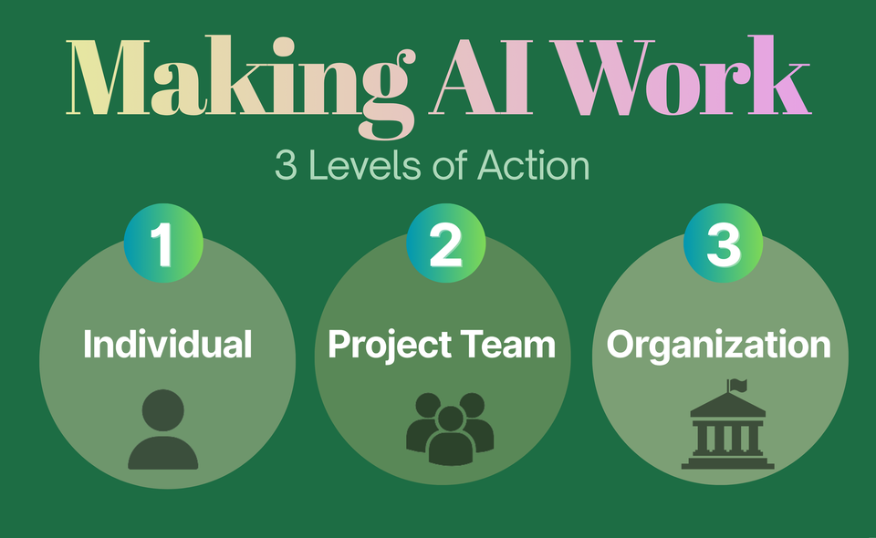 Making AI Work In DOTs: 3 Levels of Action
